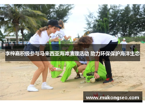 李梓嘉积极参与马来西亚海滩清理活动 助力环保保护海洋生态